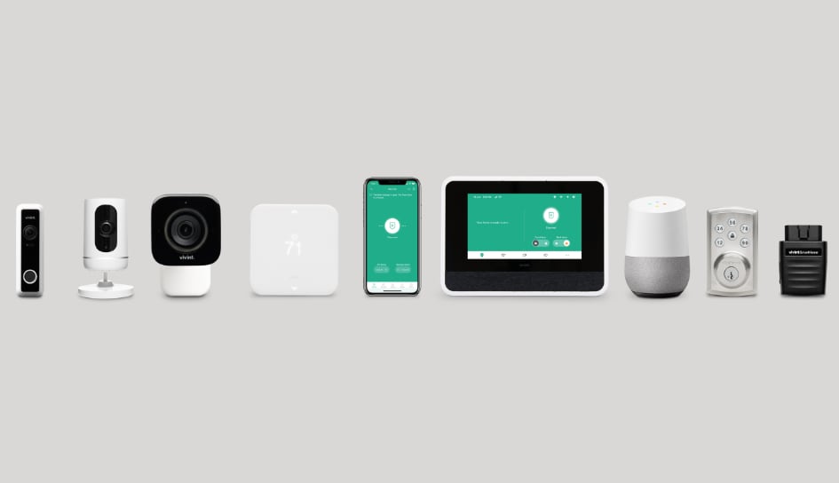 Vivint home security product line in Detroit